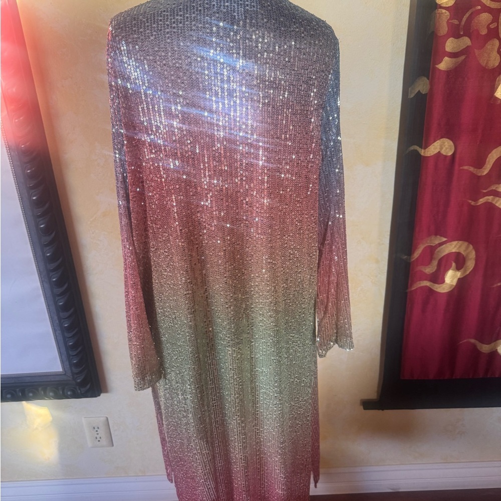 Steve Madden Multicolor Sequin Jacket NWT - image 5